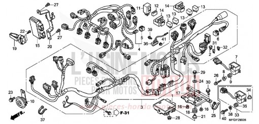 WIRE HARNESS CB600FB de 2011
